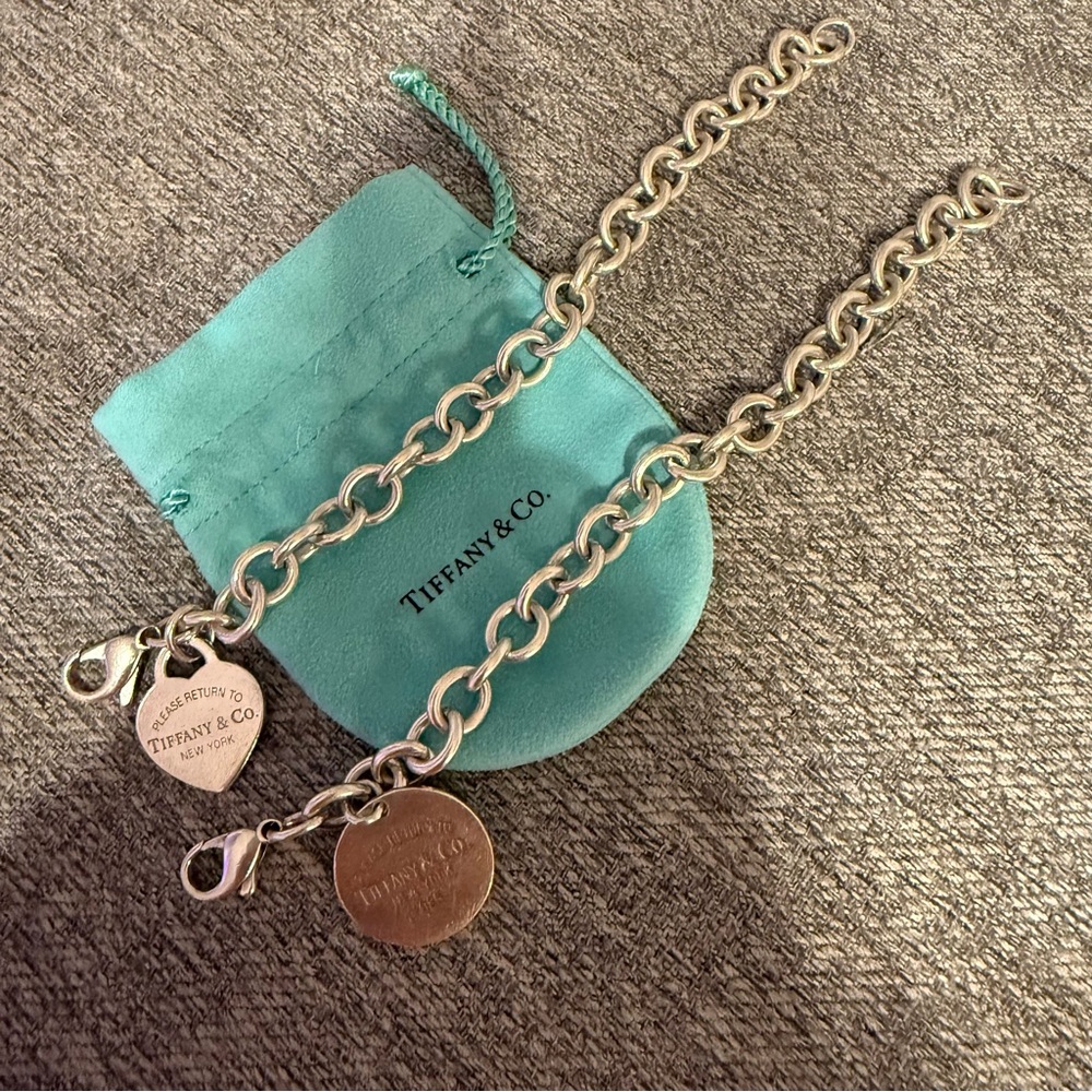 Tiffany & Co. Silver Charm Bracelets